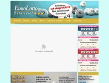 Tablet Screenshot of eurolotto.at